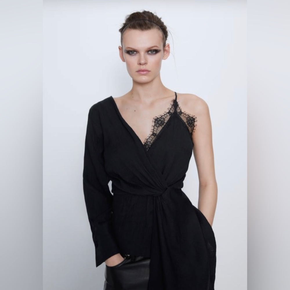 Zara asymmetrical camisole top